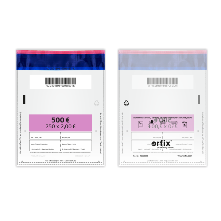 orfix Safebag Stückelung 2,00€ - 195x265mm